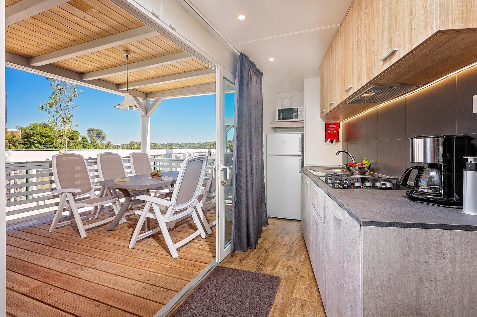 Maistra Camping Vestar Mobile Homes Rovinj Pokoj fotografie Mobile home interior